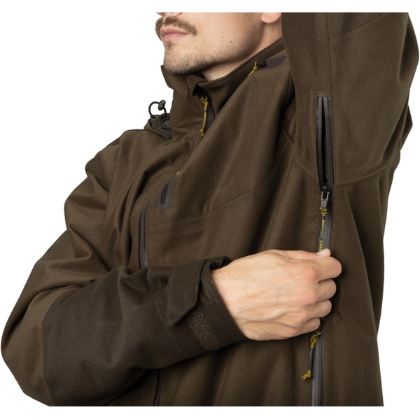 Harkila Mens Forest Hunter GTX Jacket 10001 - Hunting Green / Shadow Brown
